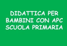 DIDATTICA PER BAMBINI CON APC – SCUOLA PRIMARIA